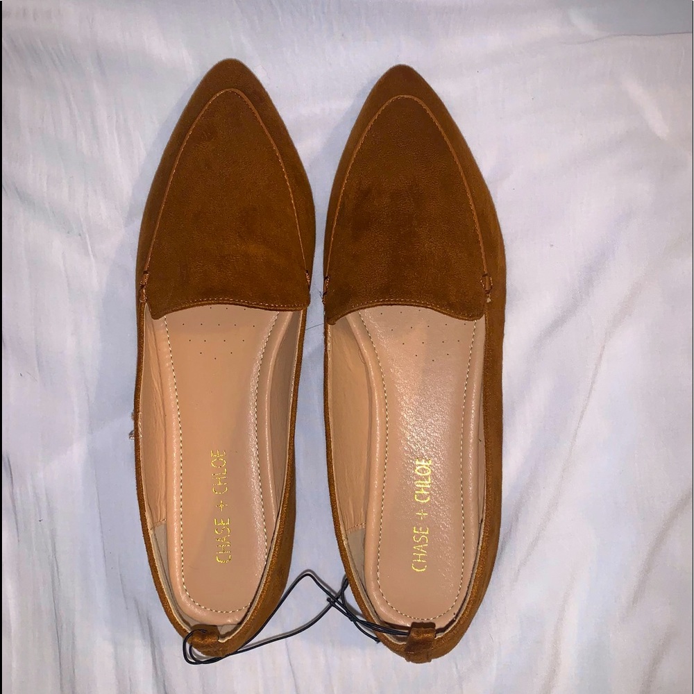 Sueded Tan Skimmers